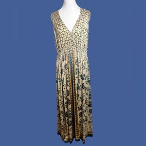 ONE WORLD multicolored patterned Maxi Dress - Size XL
